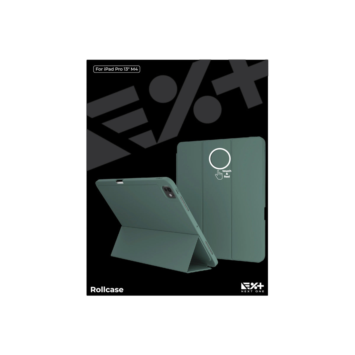 NEXT ONE GREEN ROLLCASE FOR IPAD PRO 13" M4 - iSTYLE BG