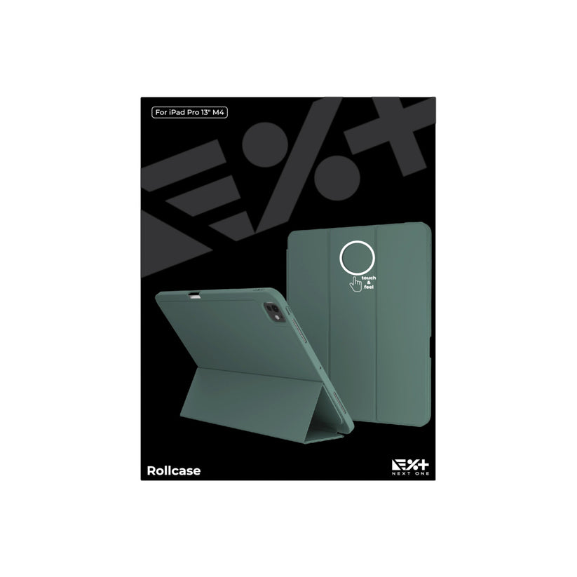 NEXT ONE GREEN ROLLCASE FOR IPAD PRO 13" M4 - iSTYLE BG