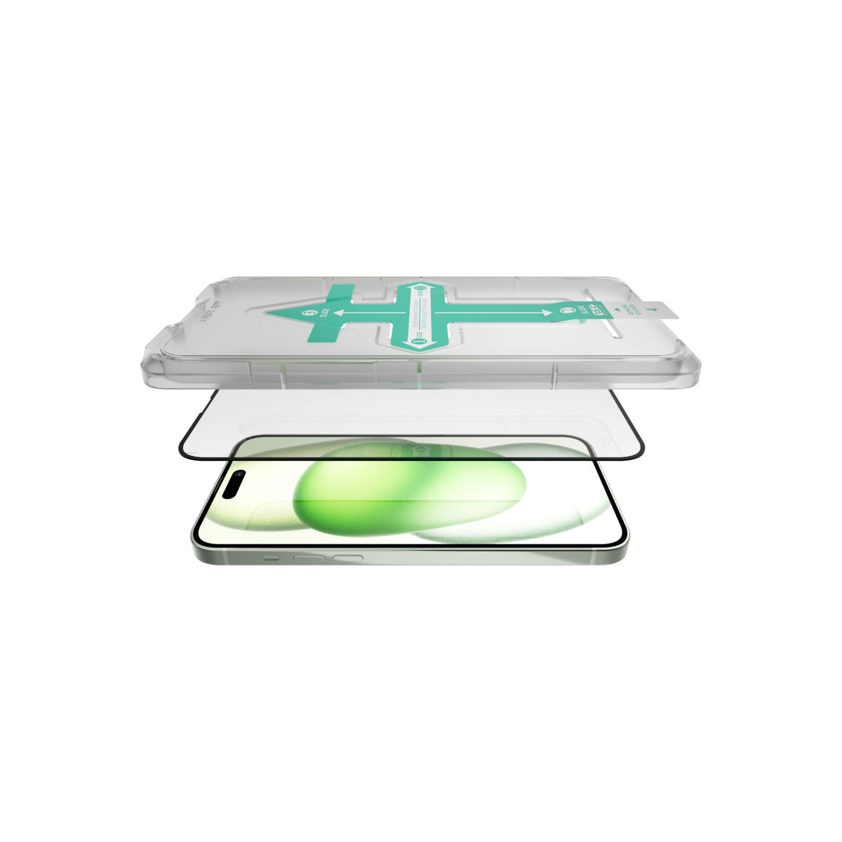 NEXT ONE All-rounder glass screen protector for iPhone 15 - iSTYLE BG