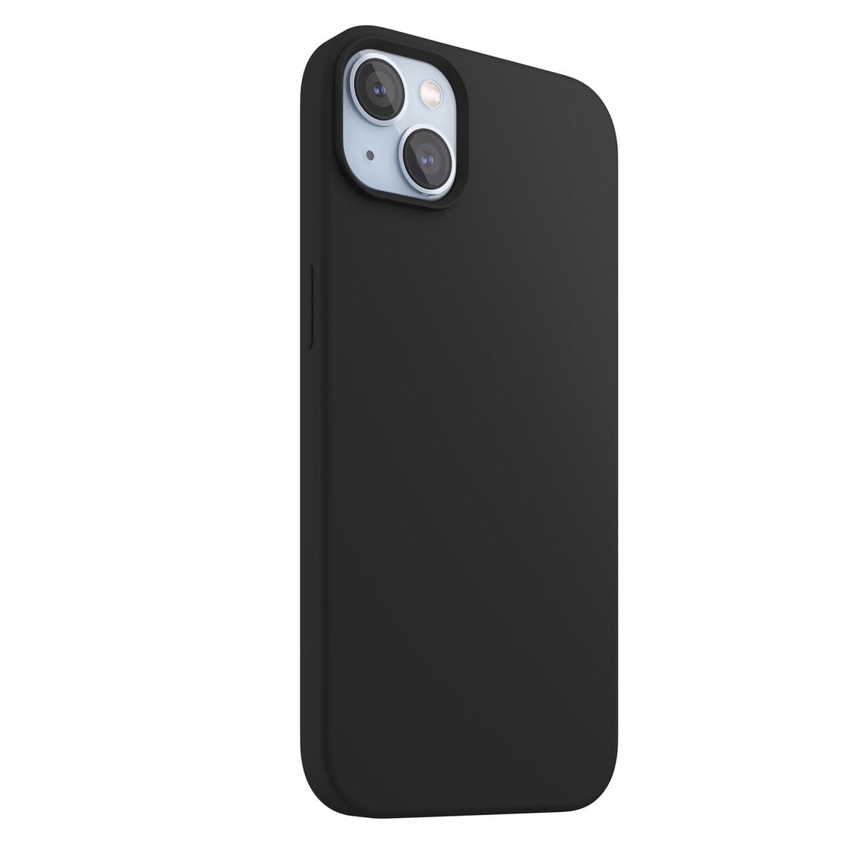 NEXT ONE silicone case MagSafe compatible for iPhone 15 | Black - iSTYLE BG
