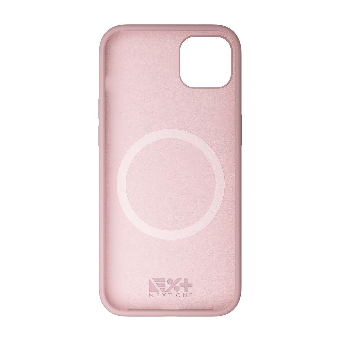 NEXT ONE silicone case MagSafe compatible for iPhone 15 | Pink - iSTYLE BG
