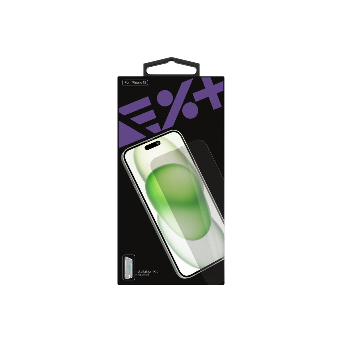 NEXT ONE Tempered glass screen protector for iPhone 15 - iSTYLE BG
