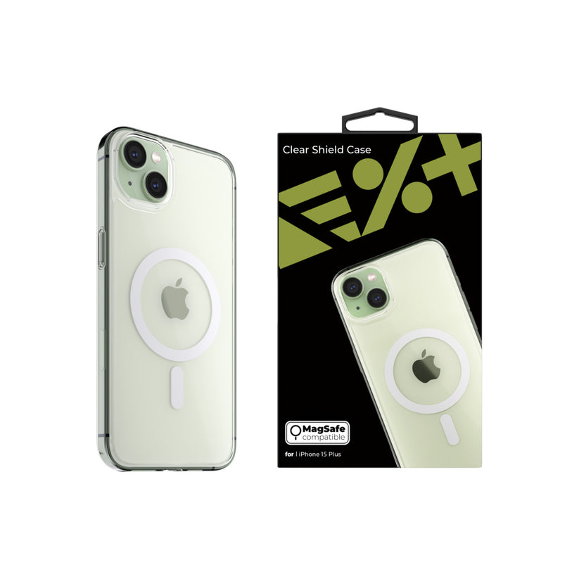 NEXT ONE clear shield case MagSafe compatible for iPhone 15 Plus - iSTYLE BG