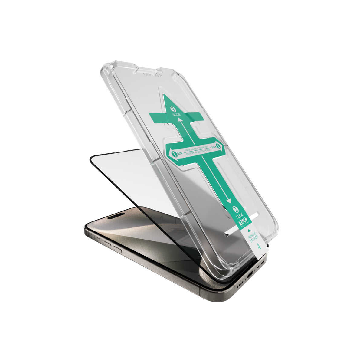 NEXT ONE All-rounder glass screen protector for iPhone 15 Pro - iSTYLE BG