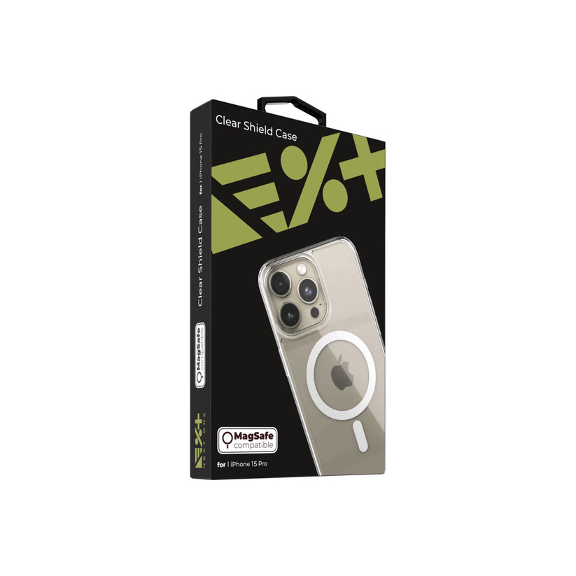 NEXT ONE clear shield case MagSafe compatible for iPhone 15 Pro - iSTYLE BG