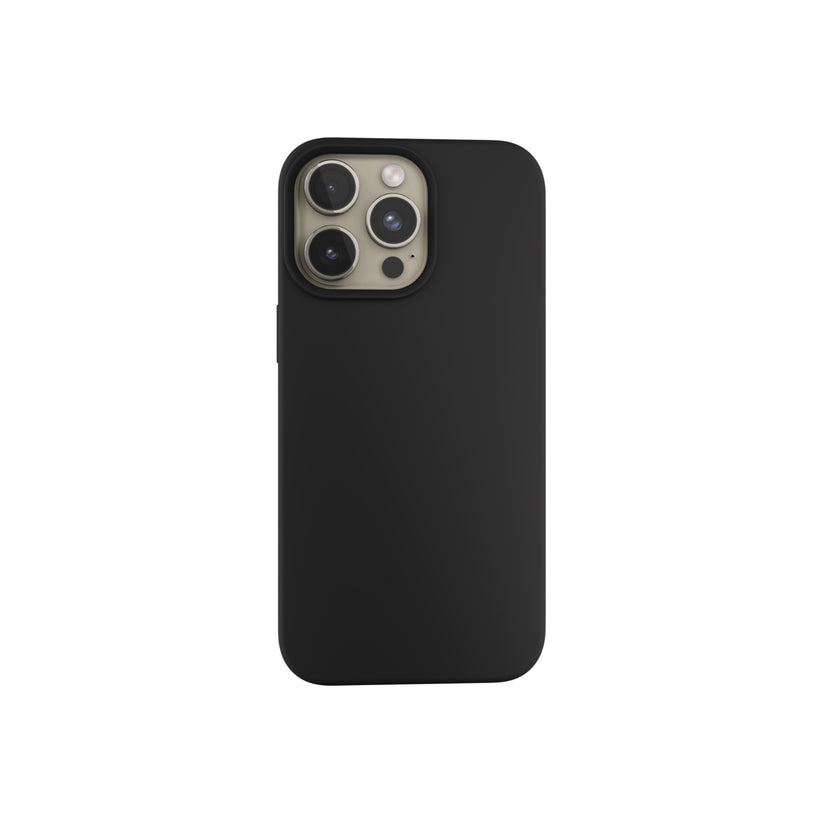 NEXT ONE silicone case MagSafe compatible for iPhone 15 Pro Max | Black - iSTYLE BG
