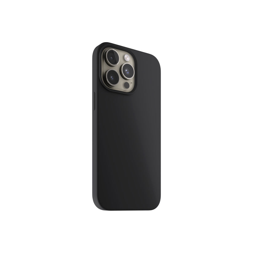 NEXT ONE silicone case MagSafe compatible for iPhone 15 Pro Max | Black - iSTYLE BG