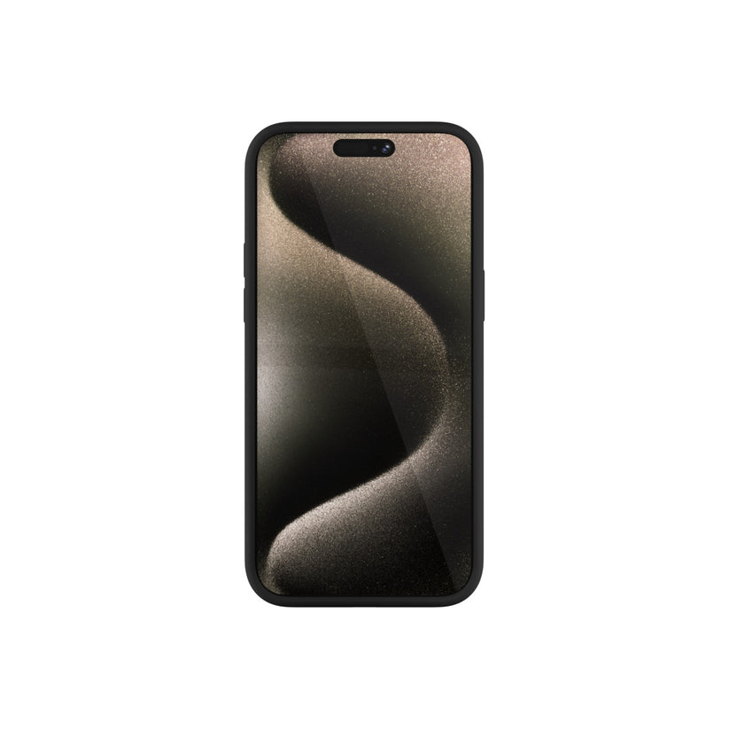 NEXT ONE silicone case MagSafe compatible for iPhone 15 Pro Max | Black - iSTYLE BG