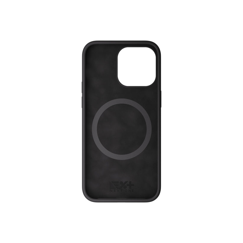 NEXT ONE silicone case MagSafe compatible for iPhone 15 Pro Max | Black - iSTYLE BG