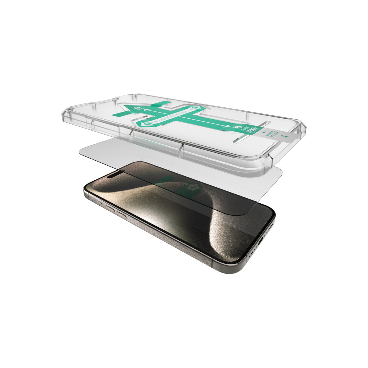 NEXT ONE Tempered glass screen protector for iPhone 15 Pro Max - iSTYLE BG