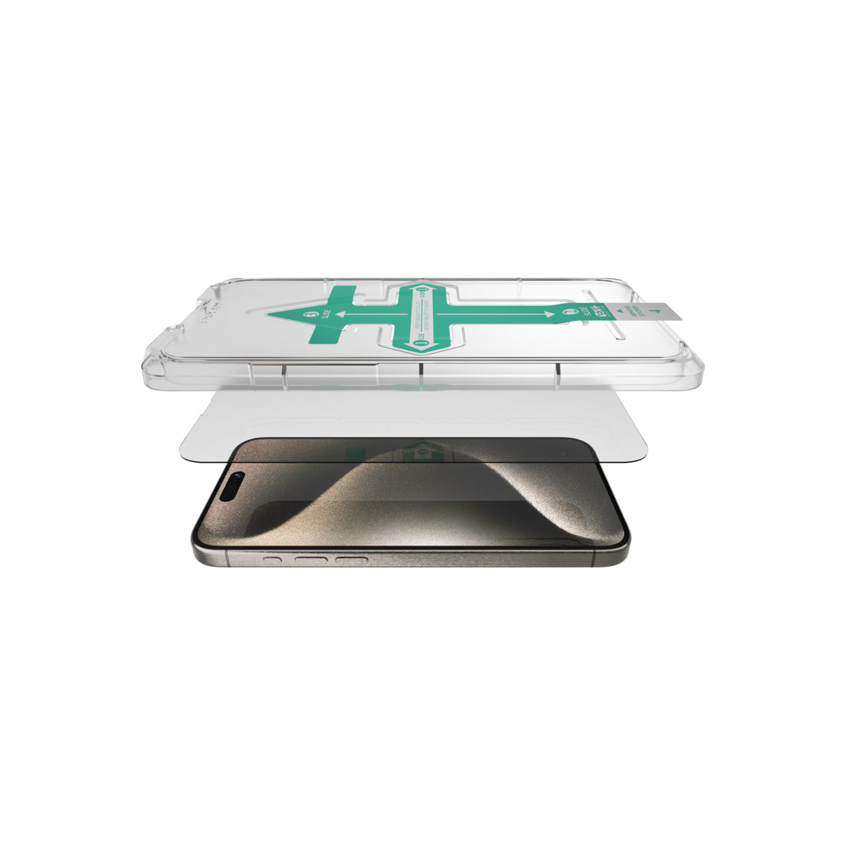 NEXT ONE Tempered glass screen protector for iPhone 15 Pro Max - iSTYLE BG