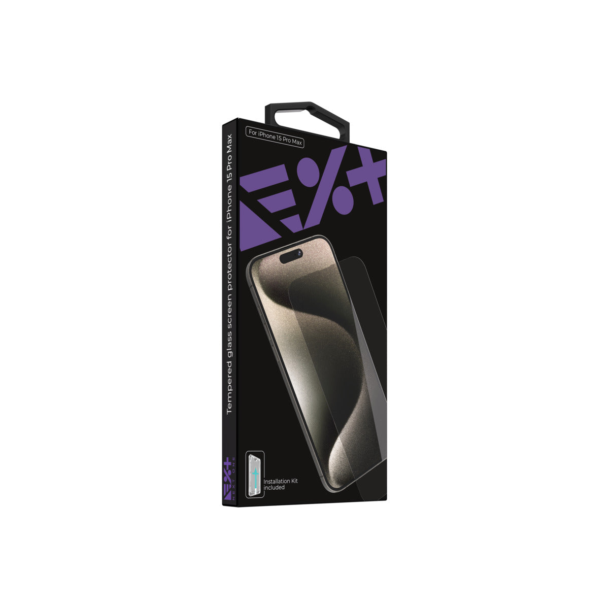 NEXT ONE Tempered glass screen protector for iPhone 15 Pro Max - iSTYLE BG