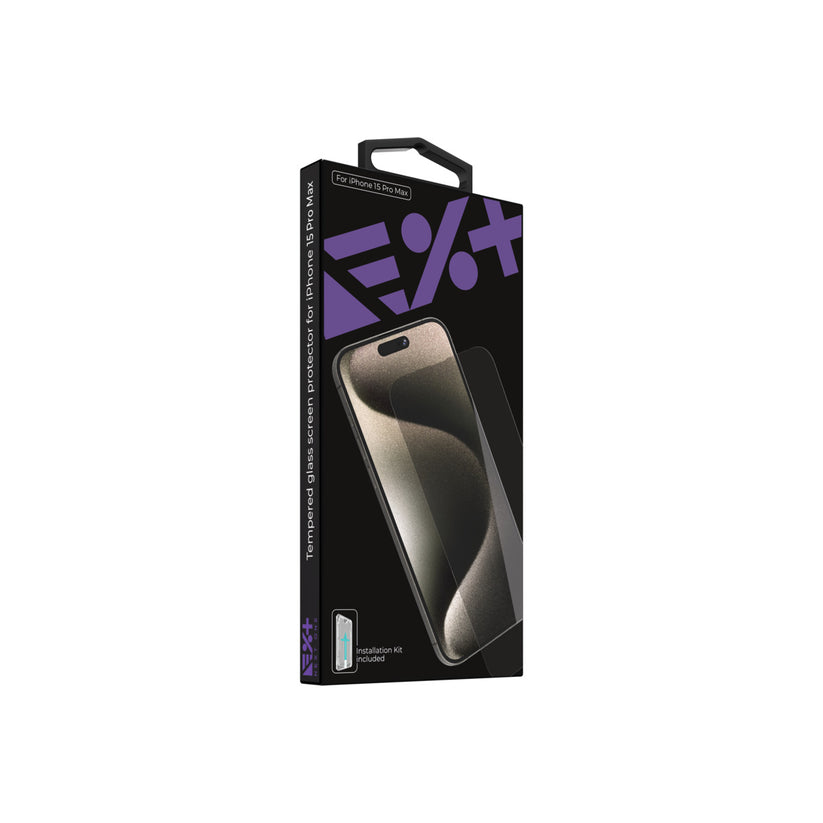 NEXT ONE Tempered glass screen protector for iPhone 15 Pro Max - iSTYLE BG
