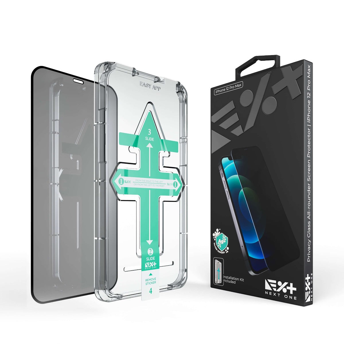 3D Privacy протектор за iPhone 12 Pro Max от NEXT ONE - iSTYLE BG