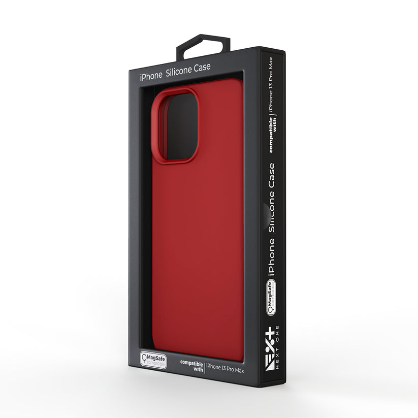 Кейс за iPhone 13 Pro Max от NEXT - червен с MagSafe - iSTYLE BG