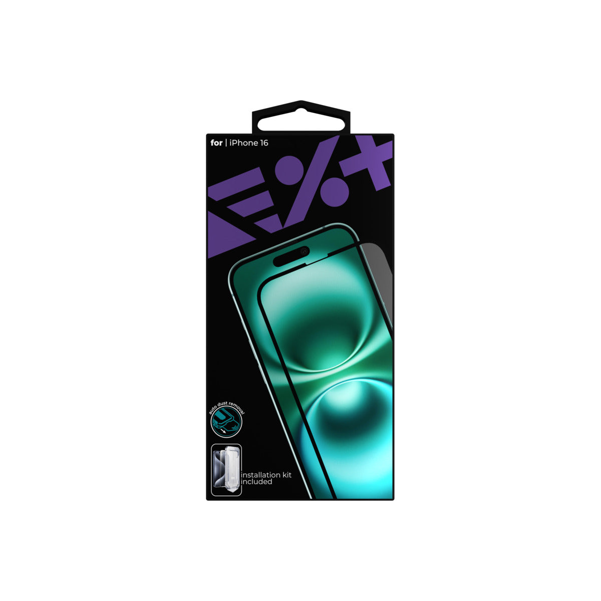 NEXT ONE All-rounder glass screen protector for iPhone 16 - iSTYLE BG