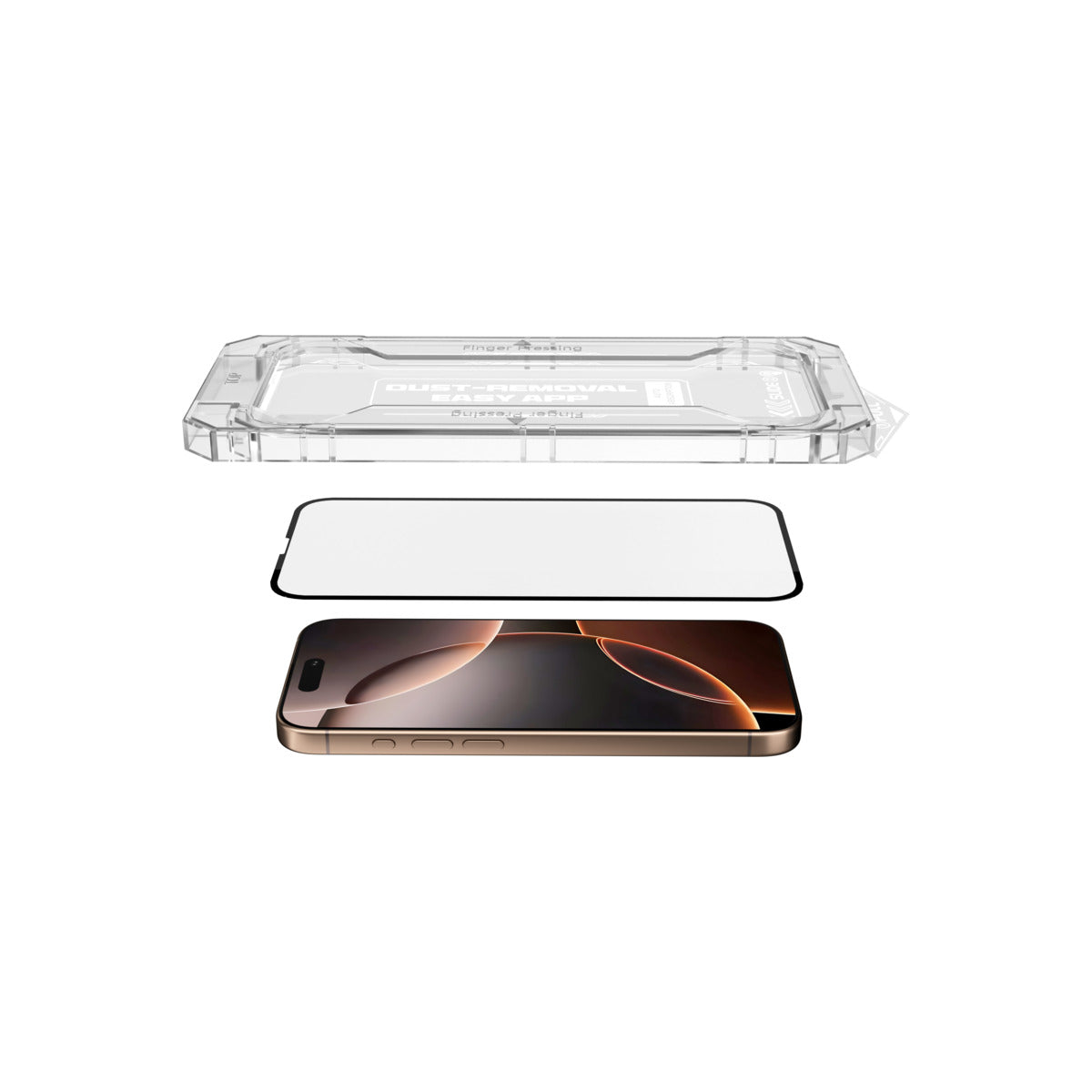 NEXT ONE All-rounder glass screen protector for iPhone 16 Pro Max - iSTYLE BG