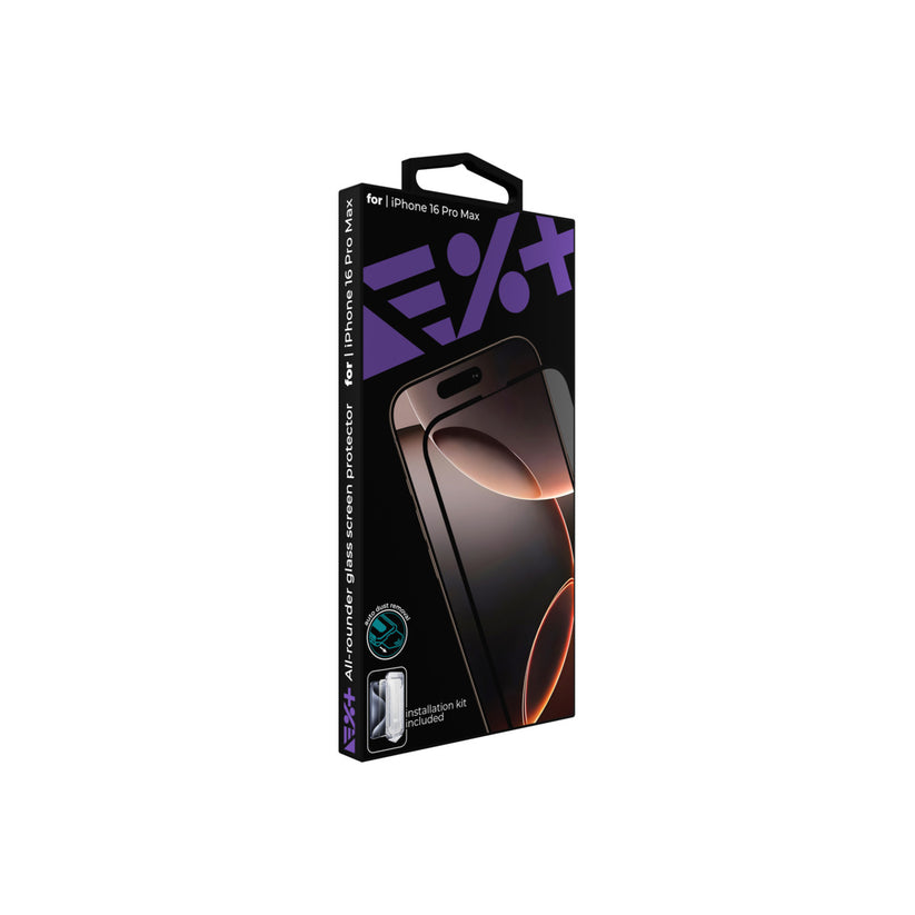 NEXT ONE All-rounder glass screen protector for iPhone 16 Pro Max - iSTYLE BG