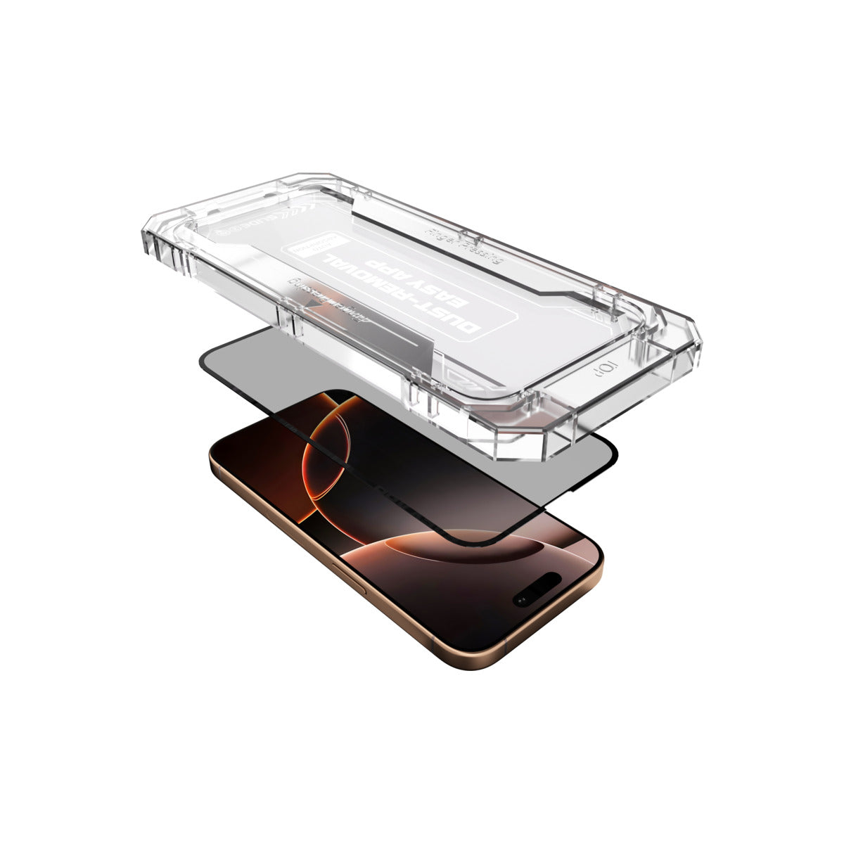 NEXT ONE All-rounder Privacy glass screen protector for iPhone 16 Pro - iSTYLE BG