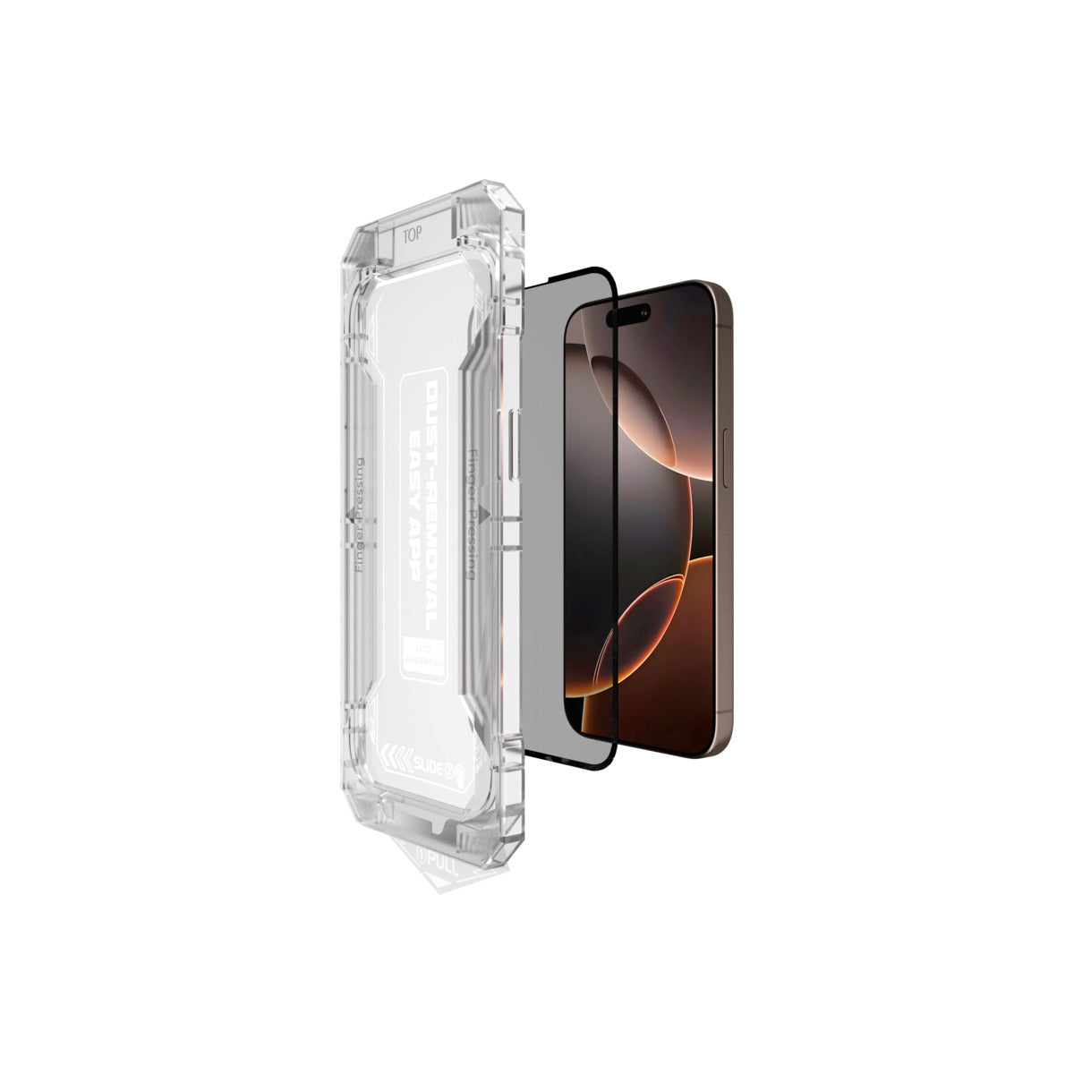 NEXT ONE All-rounder Privacy glass screen protector for iPhone 16 Pro - iSTYLE BG