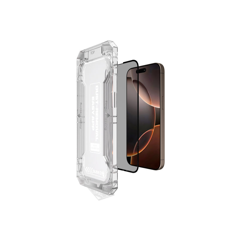 NEXT ONE All-rounder Privacy glass screen protector for iPhone 16 Pro - iSTYLE BG