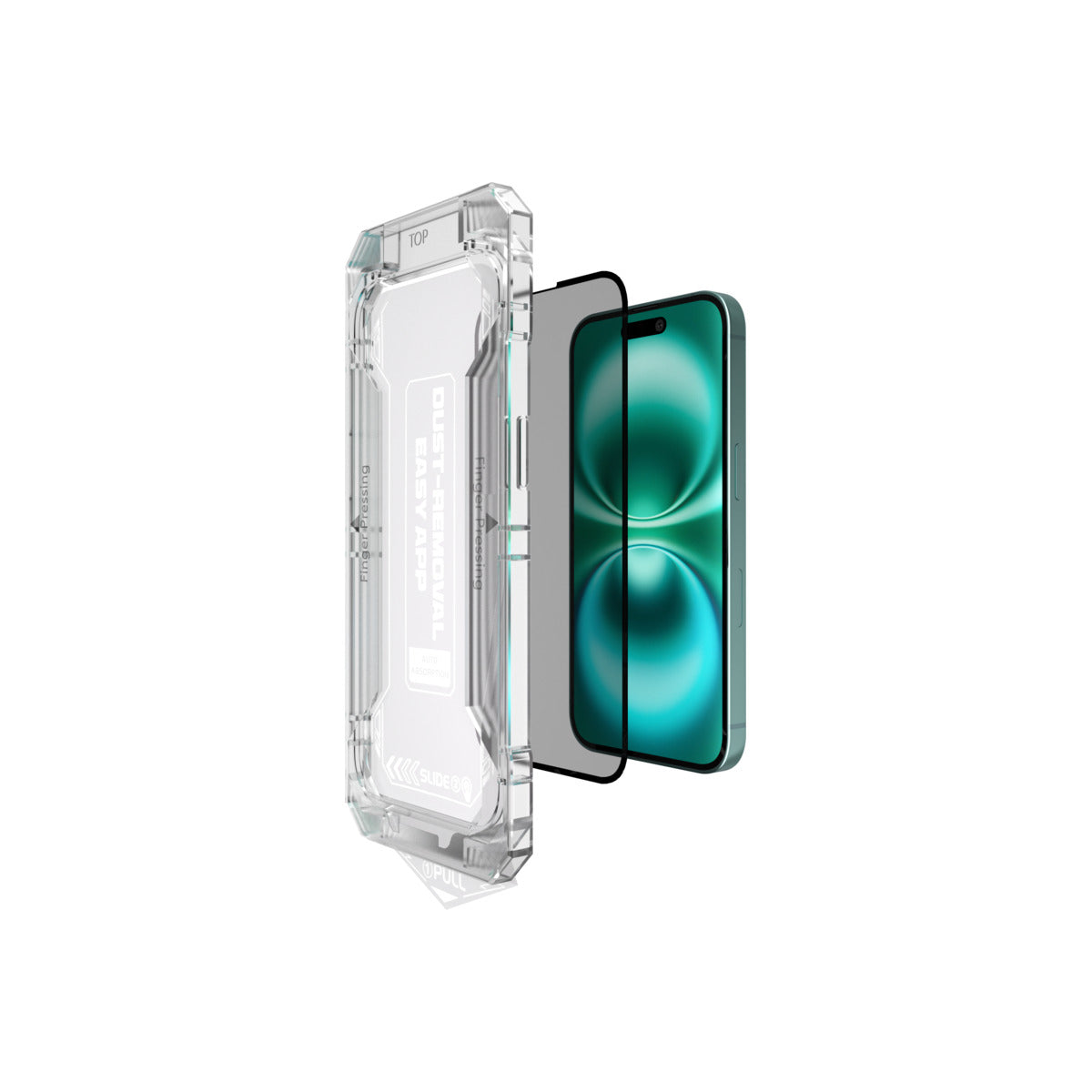 NEXT ONE All-rounder Privacy glass screen protector for iPhone 16 - iSTYLE BG