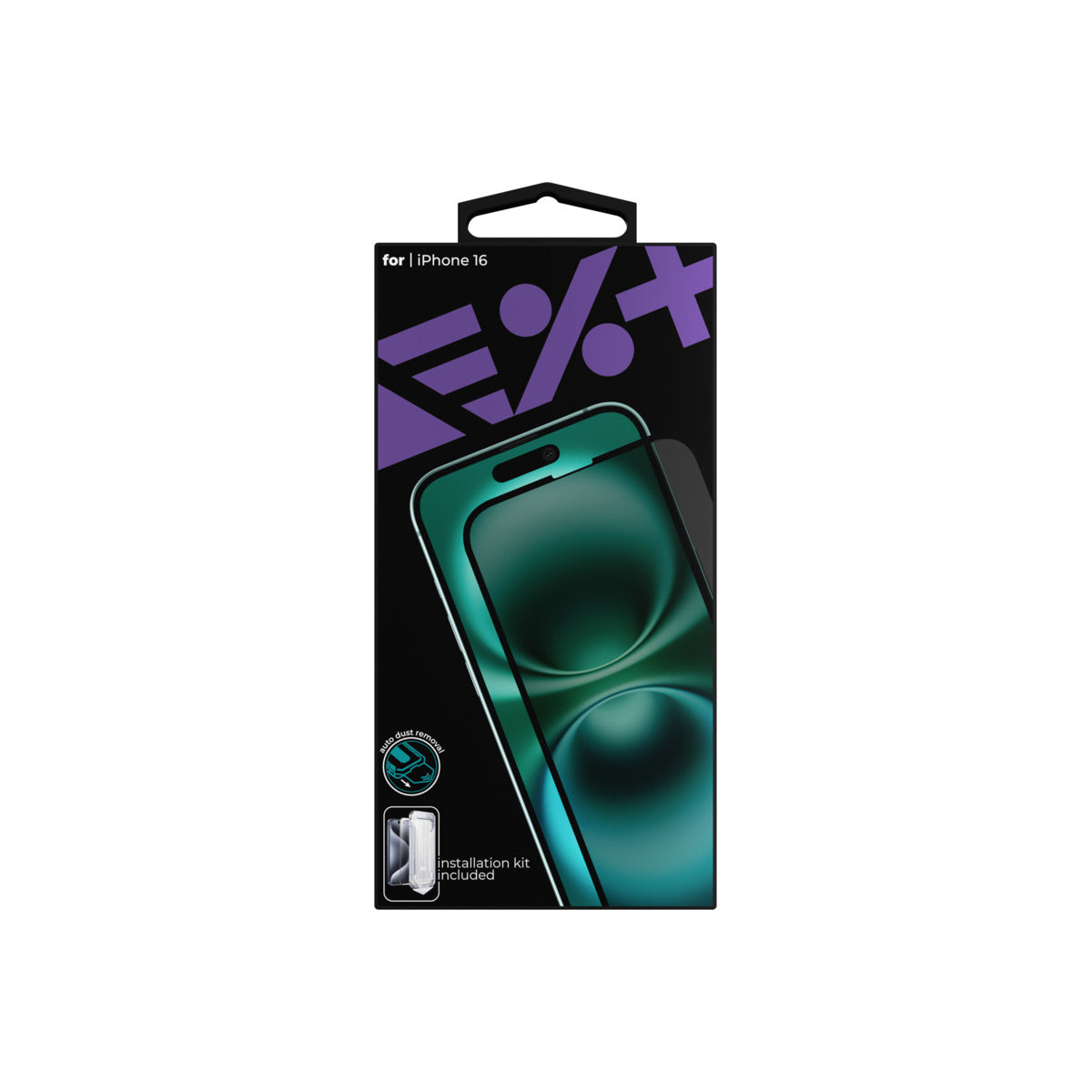 NEXT ONE All-rounder Privacy glass screen protector for iPhone 16 - iSTYLE BG