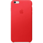 Червен кожен защитен кейс за iPhone 6s Plus - iSTYLE BG