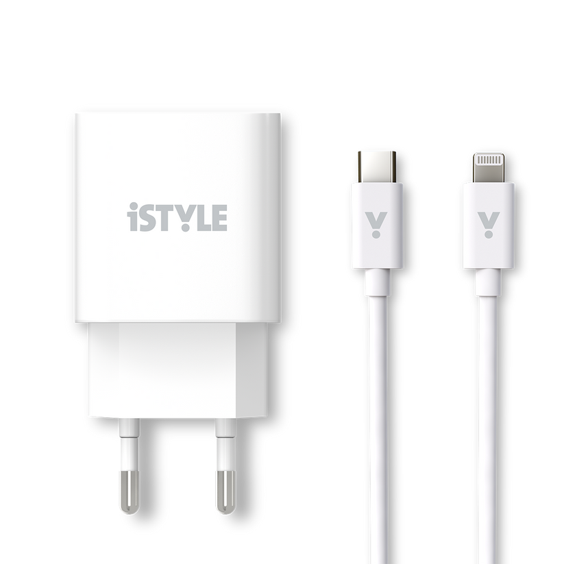 Комплект зарядно с кабел за iPhone от iStyle - iSTYLE BG