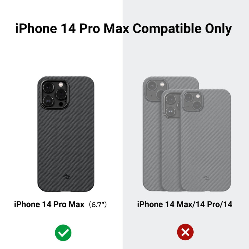 Черен кейс от Pitaka модел MagEZ 3 1500D за iPhone 14 Pro - iSTYLE BG