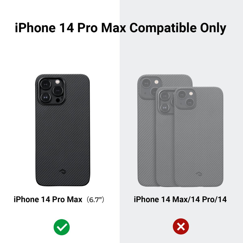 Черен кейс от Pitaka модел MagEZ 3 3 600D за iPhone 14 Pro Max - iSTYLE BG