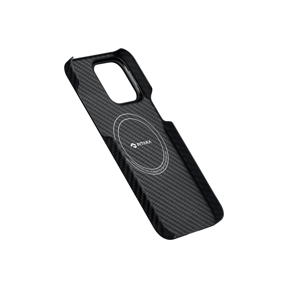 Pitaka MagEZ 4 1500D case, black/grey twill - iPhone 15 Pro - iSTYLE BG