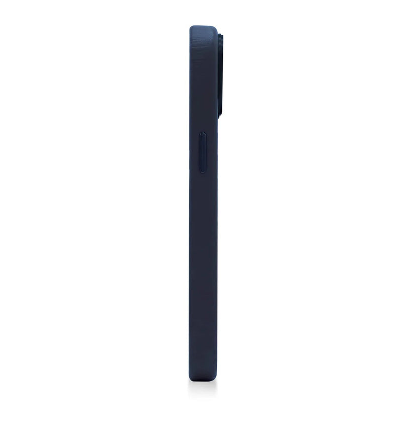 Decoded Leather Backcover, navy - iPhone 14 Plus - iSTYLE BG
