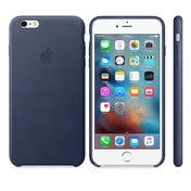 Тъмносин кожен защитен кейс за iPhone 6s Plus - iSTYLE BG