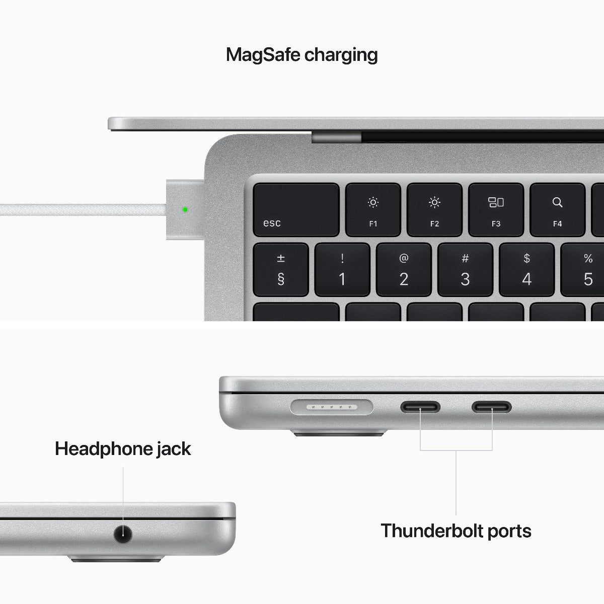MacBook Air с M2 чип | 8GB памет | 512 GB - Silver - iSTYLE BG