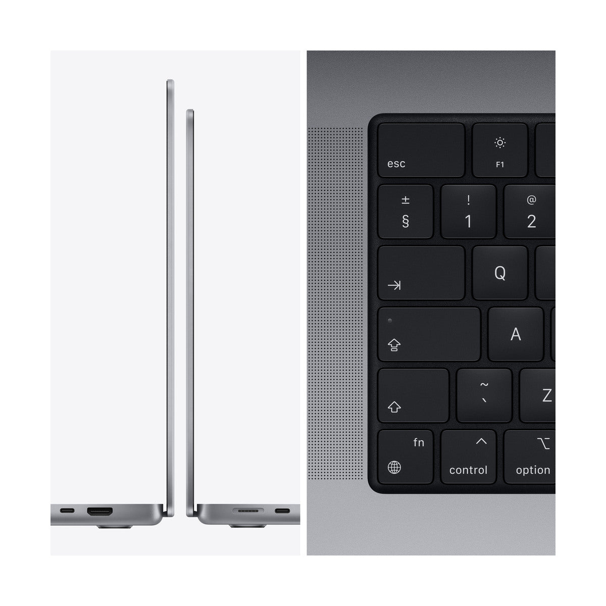 14-inch MacBook Pro: Apple M1 Pro chip with 10‑core CPU and 32‑core GPU, 64RAM, 1TB SSD - Space Grey - iSTYLE BG