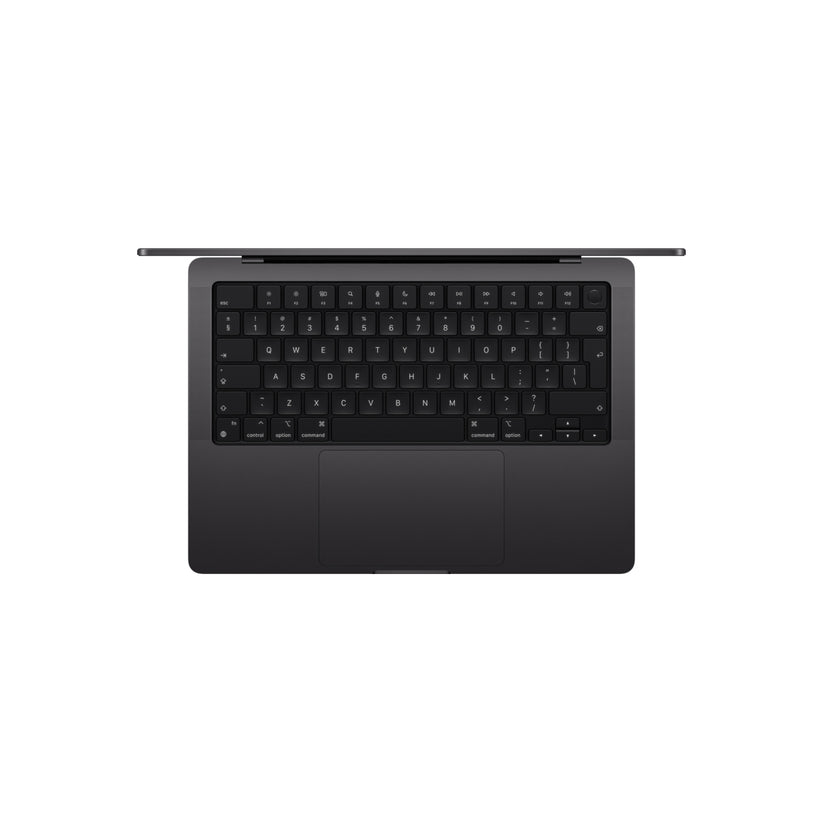 MacBook Pro 14 с М4 чип с 10 ядрен CPU и 10 ядрен GPU |16GB памет | 512GB SSD - Черен - BG клавиатура - iSTYLE BG