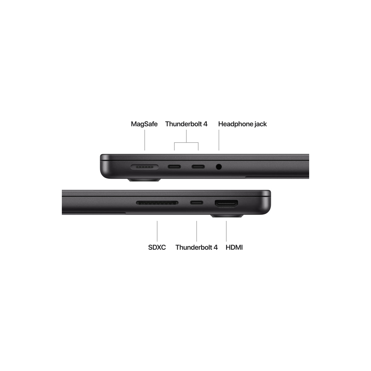 MacBook Pro 14 с М4 чип с 10 ядрен CPU и 10 ядрен GPU |16GB памет | 512GB SSD - Черен - US клавиатура - iSTYLE BG