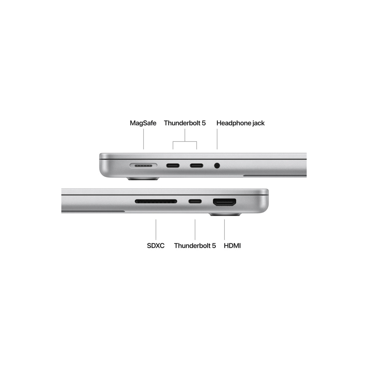MacBook Pro 14" NANO-TEXTURE с М4 Pro чип с 12 ядрен CPU и 16 ядрен GPU |48GB памет |2TB SSD - Сребрист | EN Int - iSTYLE BG