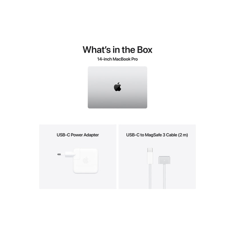 MacBook Pro 14" NANO-TEXTURE с М4 Pro чип с 12 ядрен CPU и 16 ядрен GPU |48GB памет |2TB SSD - Сребрист | EN Int - iSTYLE BG