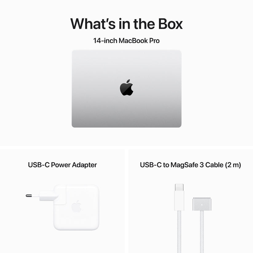 Демонстрационен MacBook Pro 14 с М3 чип с 8 ядрен CPU и 10 ядрен GPU | 8GB памет | 512GB SSD - Сребрист - iSTYLE BG