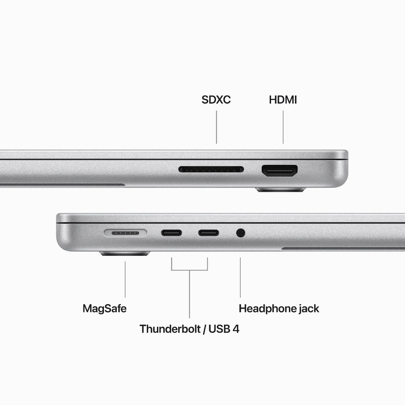 Демонстрационен MacBook Pro 14 с М3 чип с 8 ядрен CPU и 10 ядрен GPU | 8GB памет | 512GB SSD - Сребрист - iSTYLE BG