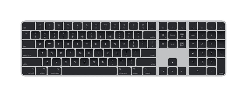 Демонстрационна Черна безжична клавиатура Apple Magic Keyboard с цифров пад и Touch ID - Int. English - iSTYLE BG