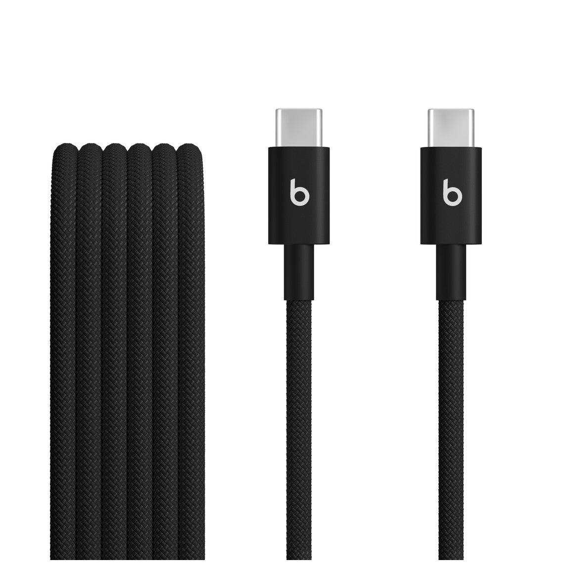 Beats USB-C to USB-C Woven Cables (1.5 m) - Bolt Black (2-броя)