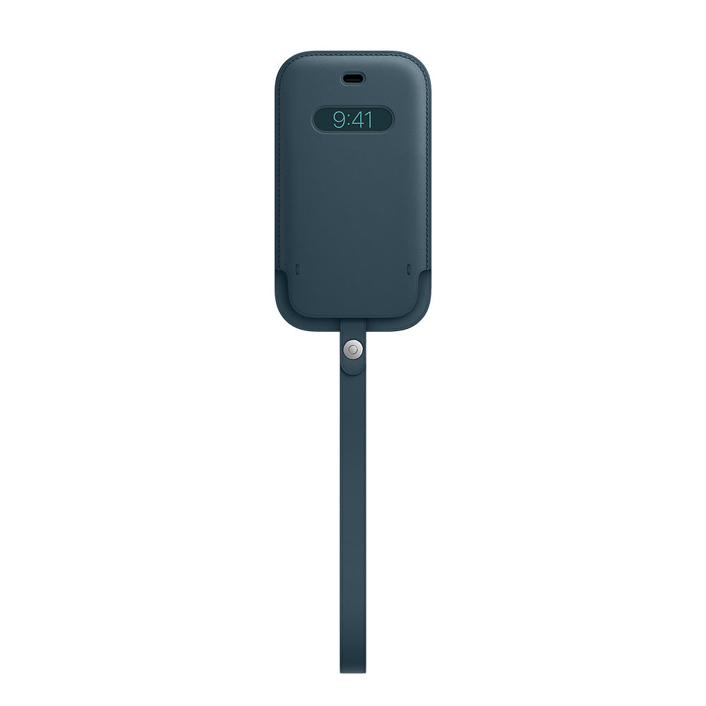 Apple iPhone 12 mini Leather Sleeve with MagSafe - Baltic Blue (Seasonal Nov 2020) - iSTYLE BG