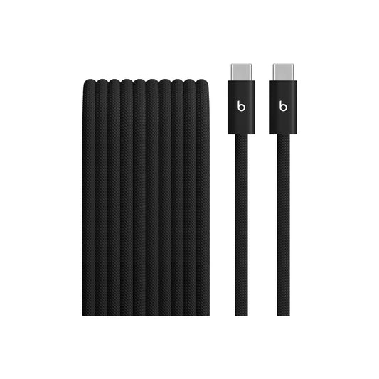 Beats 240W USB-C to USB-C Braided Cable (3 m ) - Bolt Black