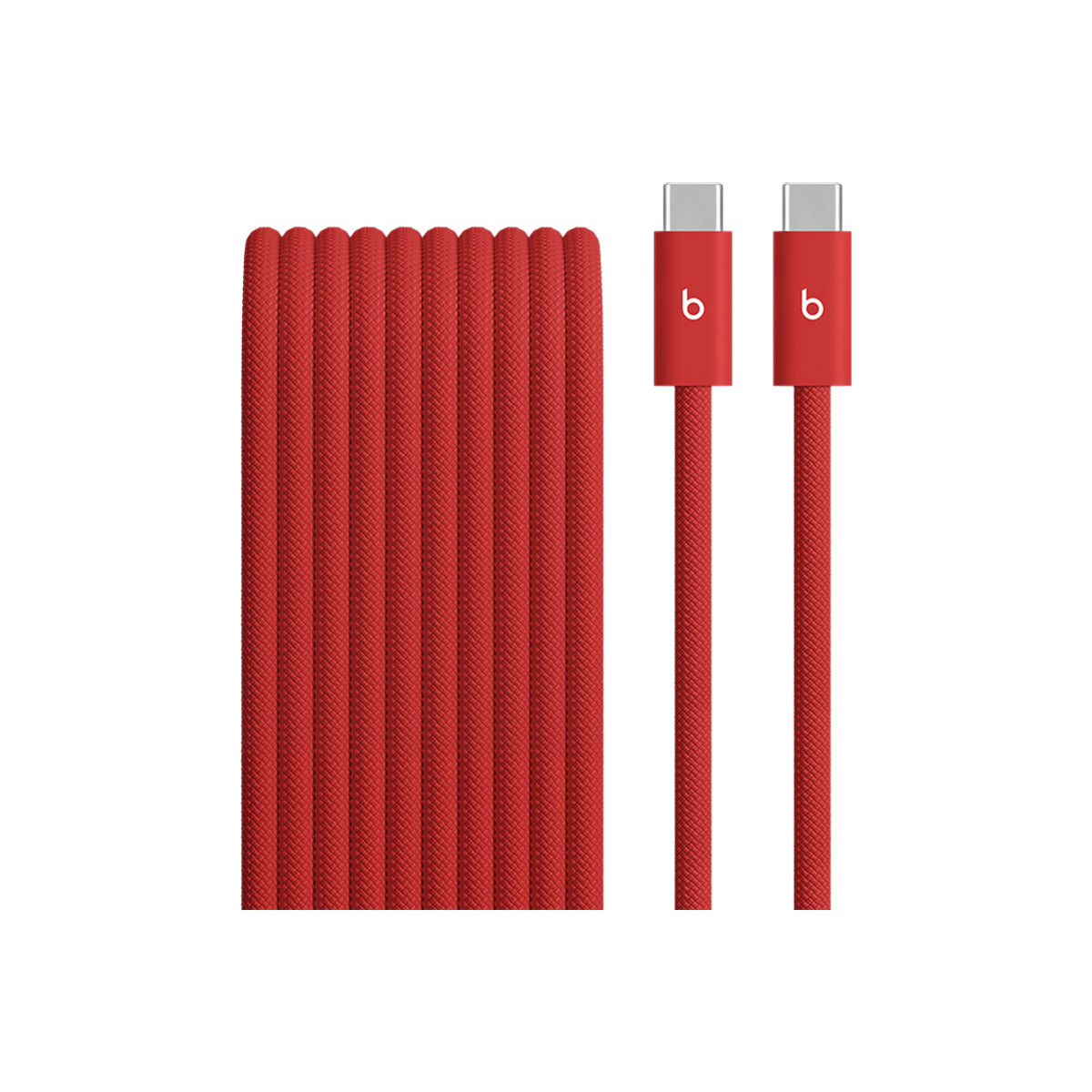 Beats 240W USB-C to USB-C Braided Cable (3 m ) - Rapid Red