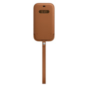 Apple iPhone 12|12 Pro Leather Sleeve with MagSafe - Saddle Brown - iSTYLE BG