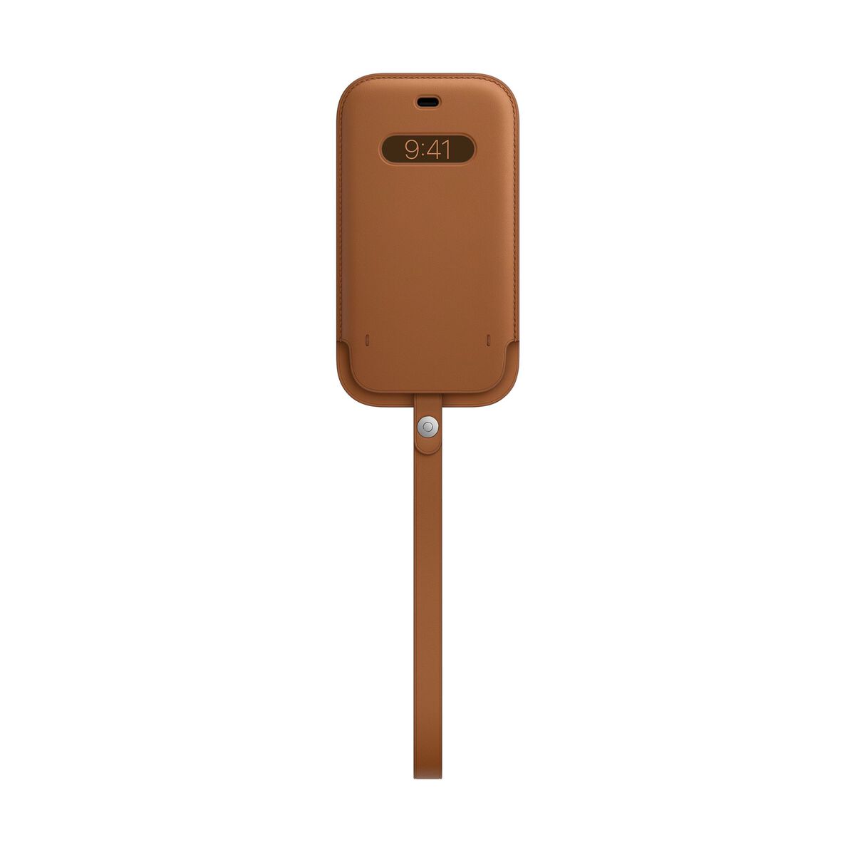 Apple iPhone 12|12 Pro Leather Sleeve with MagSafe - Saddle Brown - iSTYLE BG