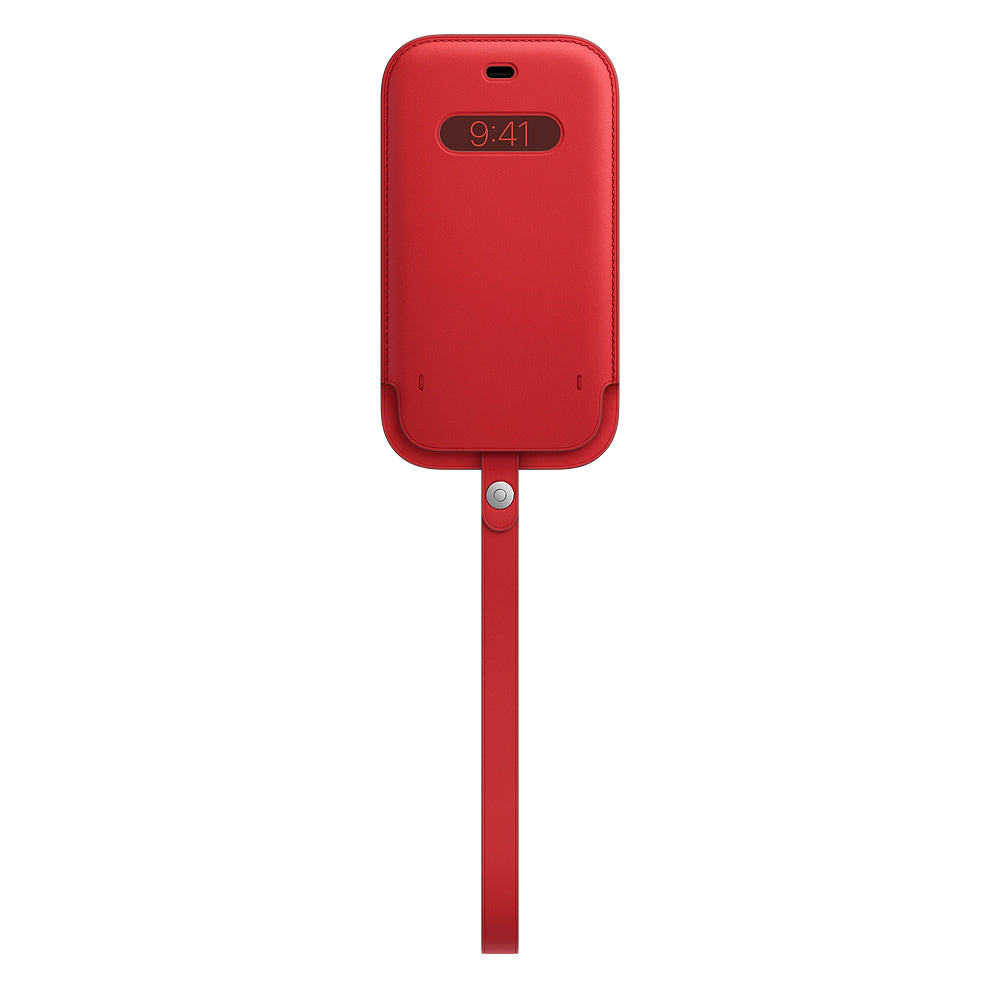 Apple iPhone 12|12 Pro Leather Sleeve with MagSafe - (PRODUCT)RED - iSTYLE BG
